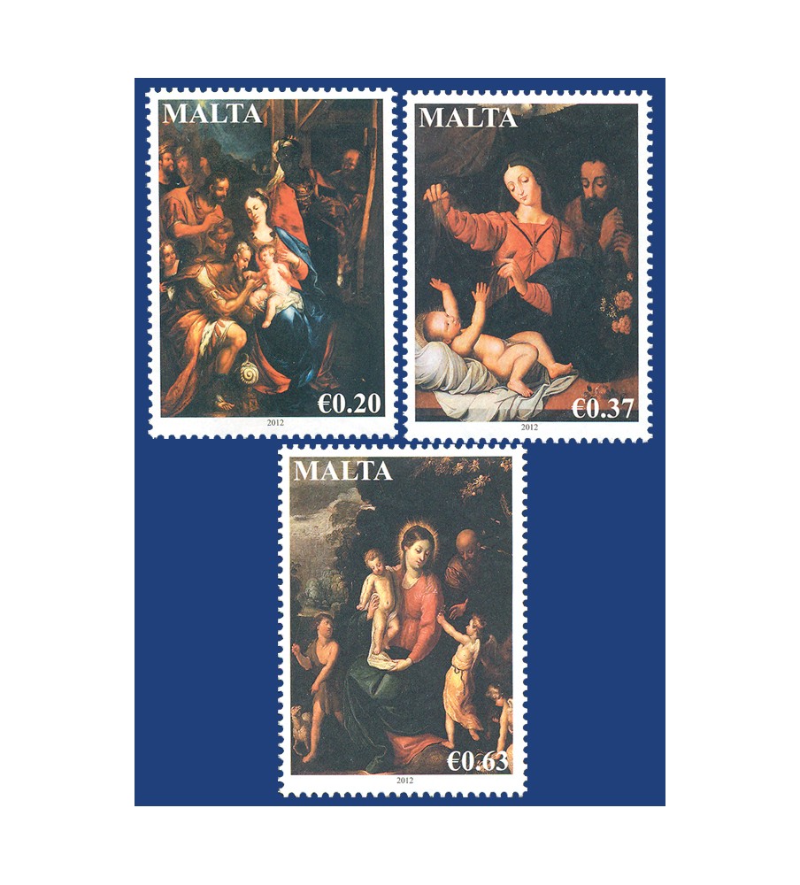 2012 Oct 31 MALTA STAMPS CHRISTMAS 2012