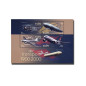 2000 Jun 28 MALTA MINIATURE SHEET AIR TRANSPORT 1900-2000