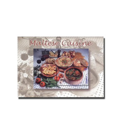 MALTA MINIATURE SHEET MALTESE CUISINE