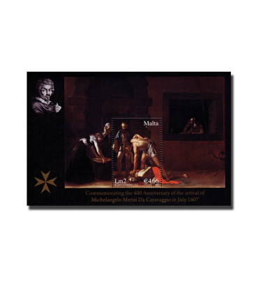 MALTA MINIATURE SHEET CARAVAGGIO