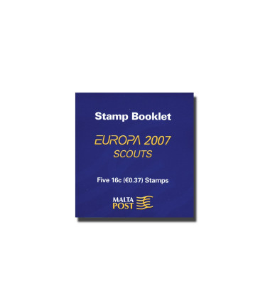 Malta Stamp Booklets Europa 2007 Sheetlet of 5 Scouts Stamps of 16c each