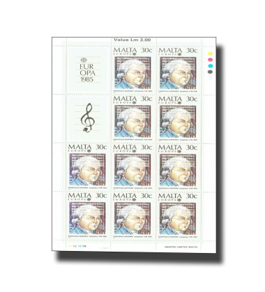 1985 Apr 25 Europa 1985 Sheetlet of 10 stamps