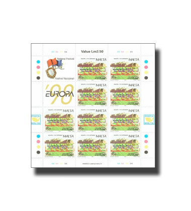 1998 apr 22 Europa 1998 Sheetlet of 10 stamps
