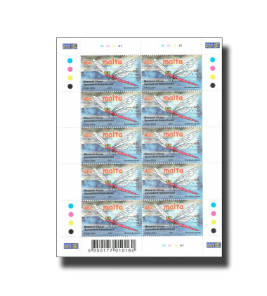 Europa 2001 Sheetlet of 10 stamps 23.05.01