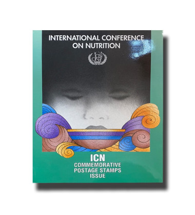 1992 International Conference of Nutrition Stamps Folder Presentation Pack