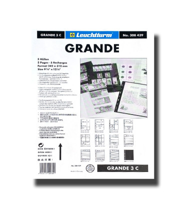 Leuchtturm Grande Banknote Pages 308439 Transparent