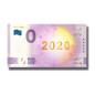 0 Euro Souvenir Banknote Specimen 2020 Gold Foil