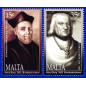 2002 Oct 18 MALTA STAMPS PERSONALITIES 'A' NUMBERS ONLY - 15C & 35C