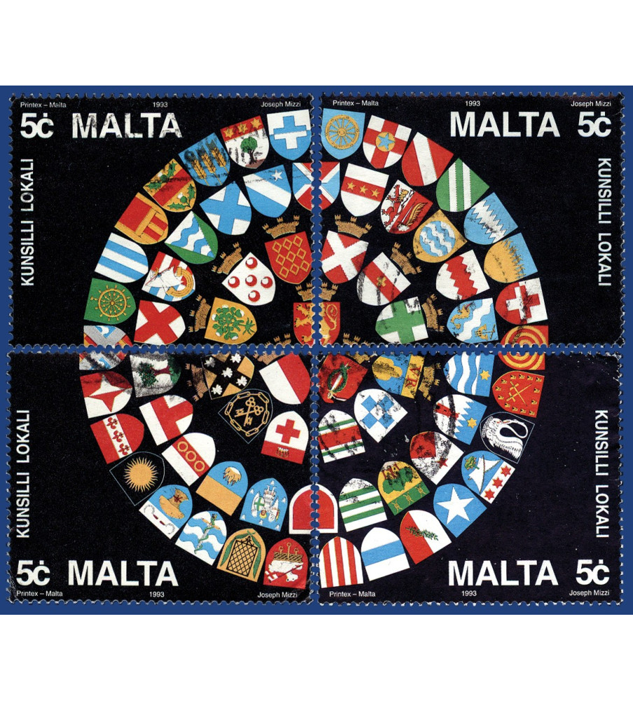 1993 Nov 20 MALTA STAMPS LOCAL COUNCILS