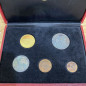 1973 Malta SPECIMEN Coin Set Not Approved Struck in Gold Silver Copper RARE