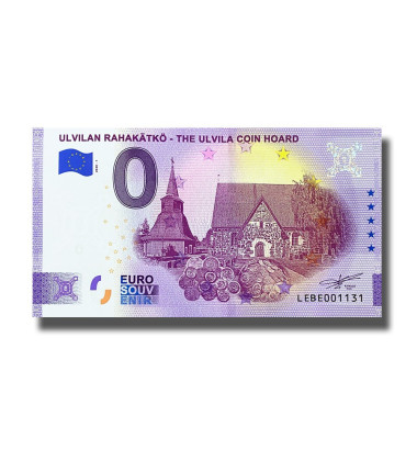 0 Euro Souvenir Banknote ULVILAN RAHAKATKO Finland LEBE 2020-1