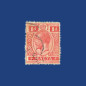 MALTA VARIETY STAMP KGV 1D VALUE SHOWING PRINTING SHIFT