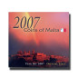 2007 MALTA DECIMAL COIN SET BRILLIANT UNCIRCULATED COPPER NICKEL