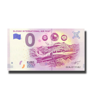 0 Euro Souvenir Banknote Internationak Air Fest Slovakia EEAJ 2018-1