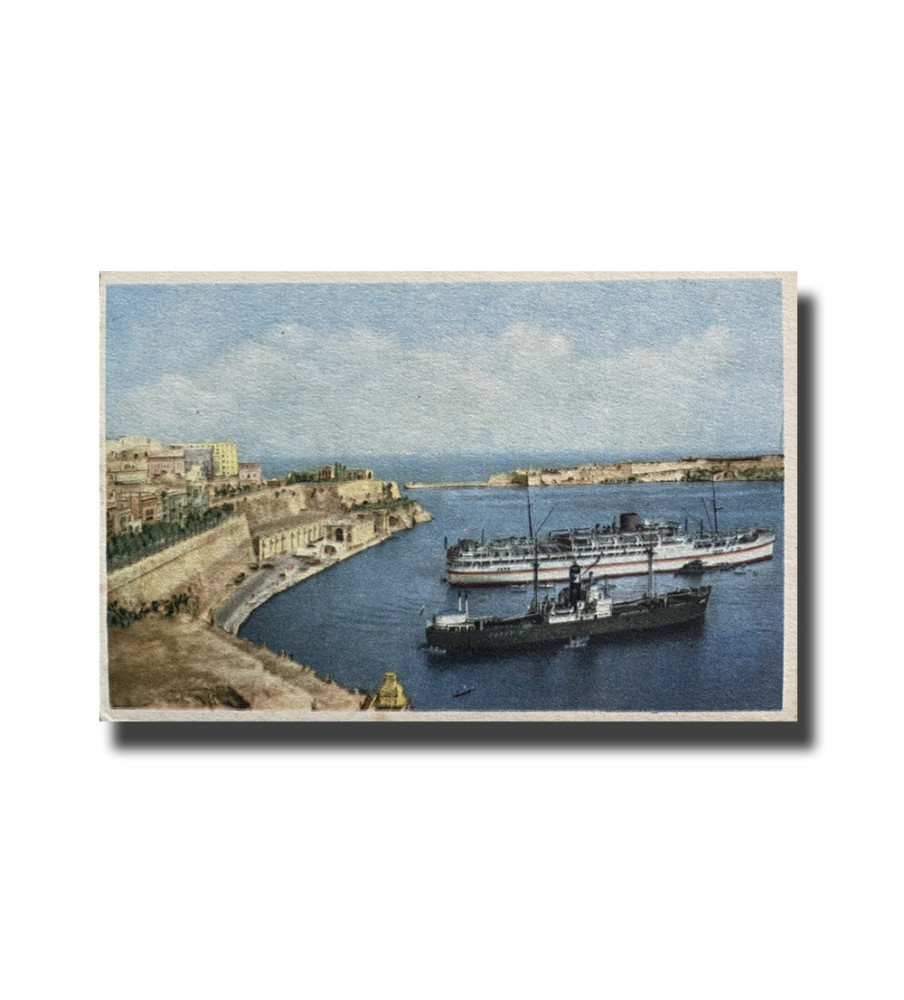 Malta Postcard Grand Harbour Valletta New Unused