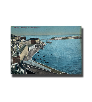 Malta Postcard - Entrance To Grand Harbour New Unused