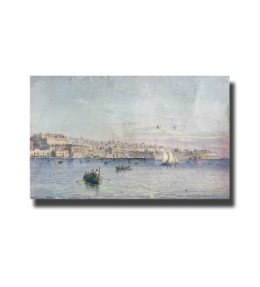 Malta Postcard - Valletta- Grand Harbour Side, New Unused, Made In England