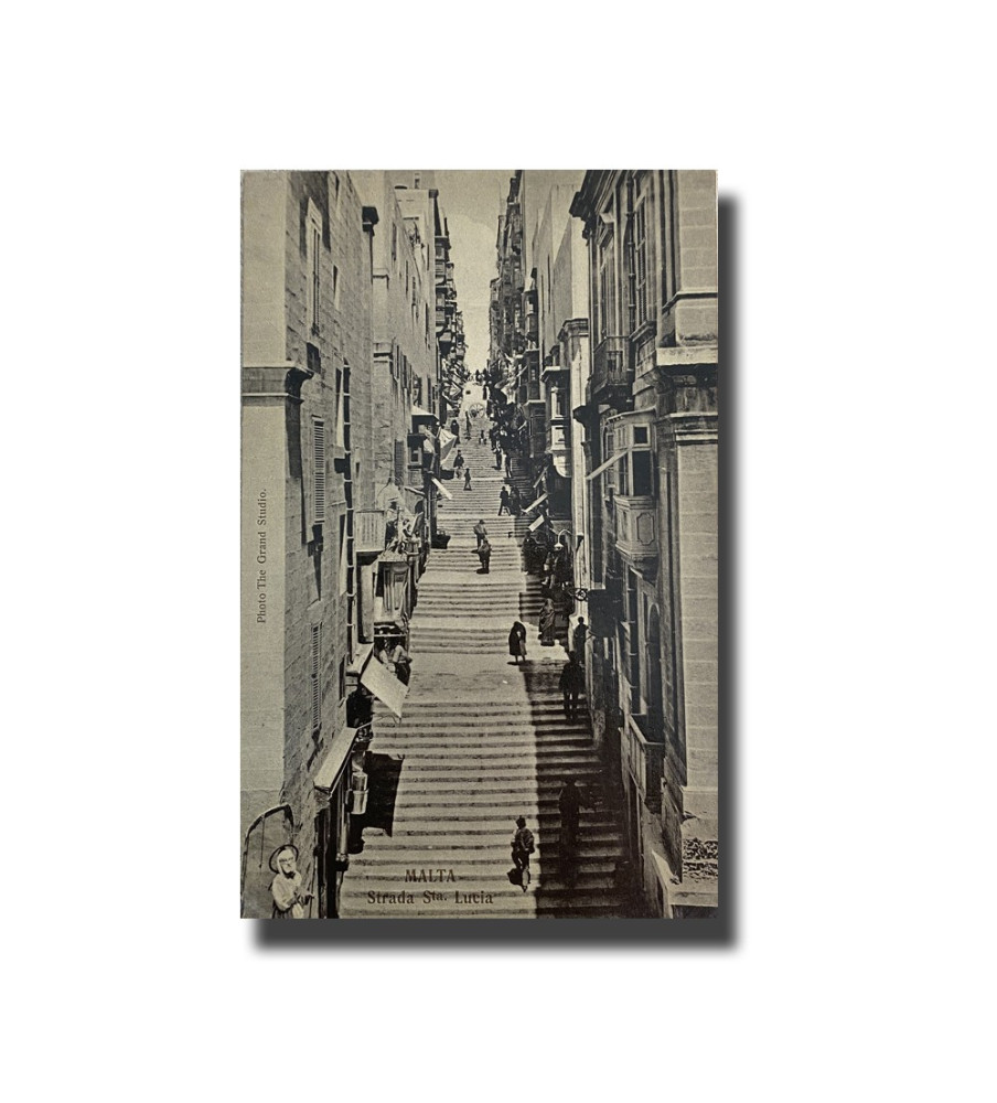 Malta Postcard - Strada Santa Lucia, New Unused, Made In Saxony