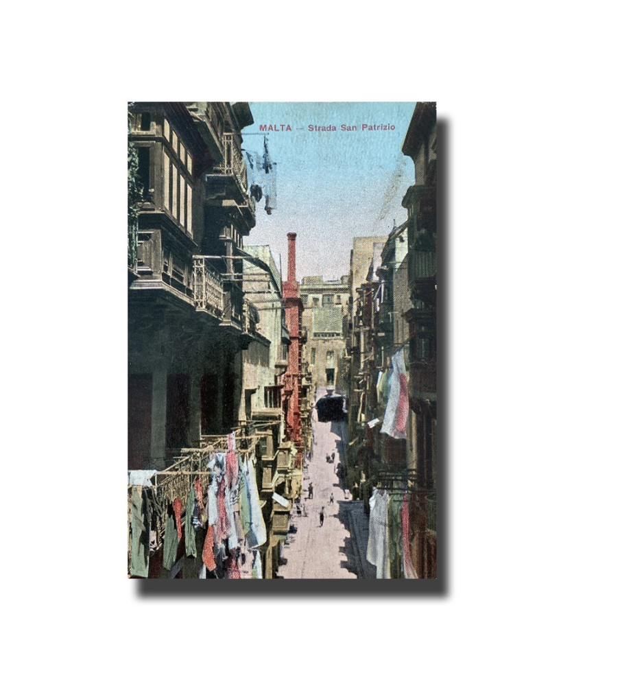 Malta Postcard - Strada San Patrizio, New Unused