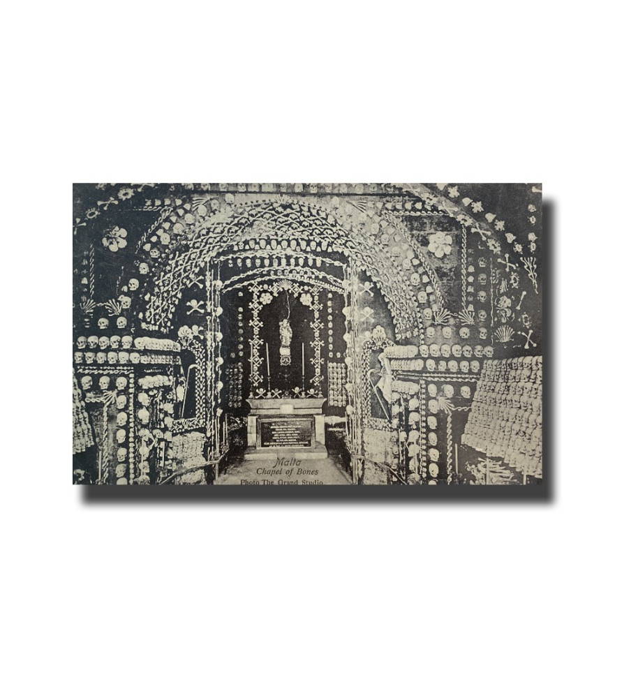 Malta Postcard - Chapel Of Bones, New Unused, Made In Saxony