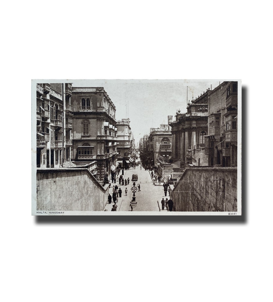 Malta Postcard - Kingsway, New Unused, Made in England