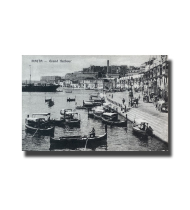 Malta Postcard - Grand Harbour Valletta, New Unused