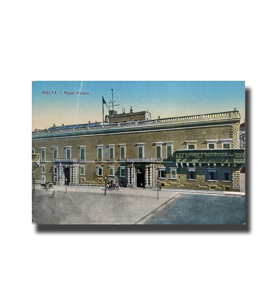 Malta Postcard - Royal Palace, New Unused