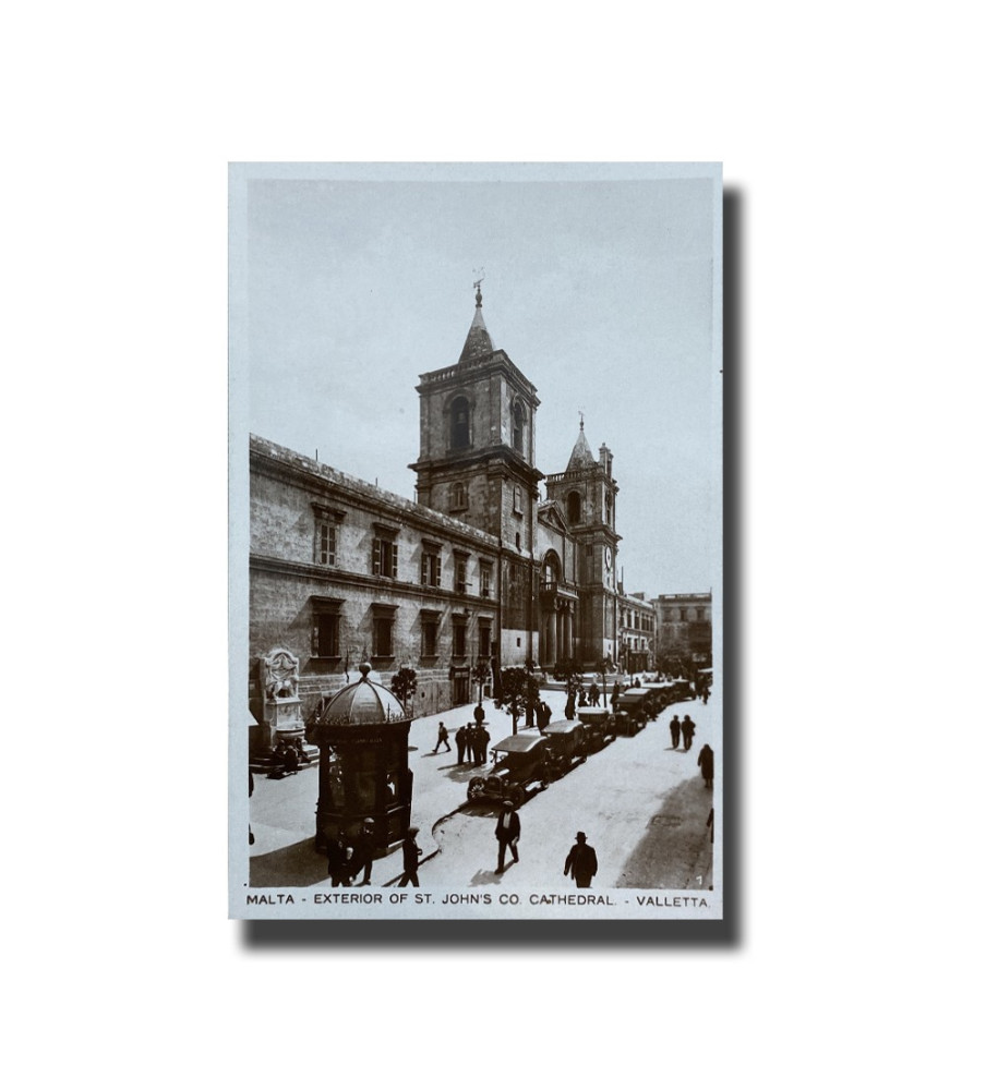 Malta Postcard - Exterior of St.John's Cathedral, New Unused