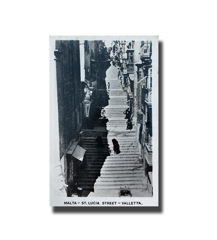 Malta Postcard - St. Lucia Street, Used, Alf.Galea Zammit