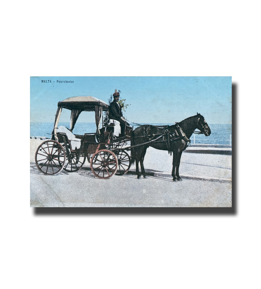 Malta Postcard - Fourwheeler, New Unused, Vincenzo Galea Di Antonio