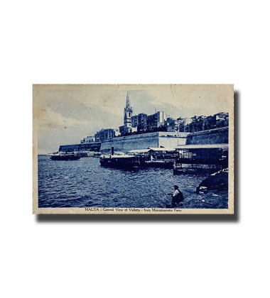 Malta Postcard - General View Of Valletta - Marsamuscetto Ferry, New Unused