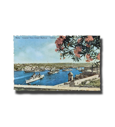 Malta Postcard - General View Of Grand Harbour Valletta, New Unused, Made In Italy