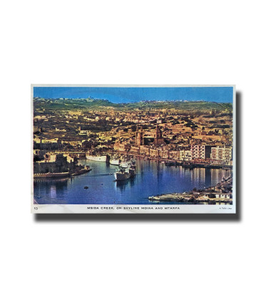 Malta Postcard - Msida Creek On Skyline, New Unused, Made in Australia