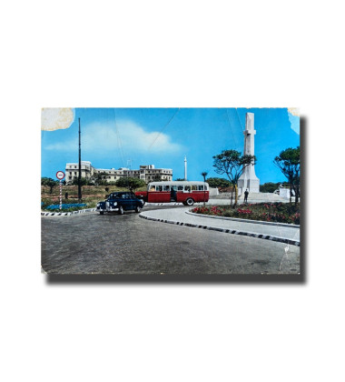 Malta Postcard - War Memorial Floriana, Used