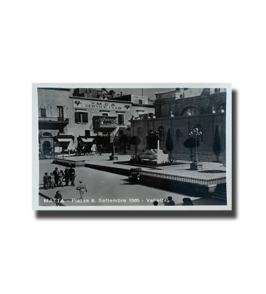 Malta Postcard - Piazza 8. Settembre 1565, Real Photo