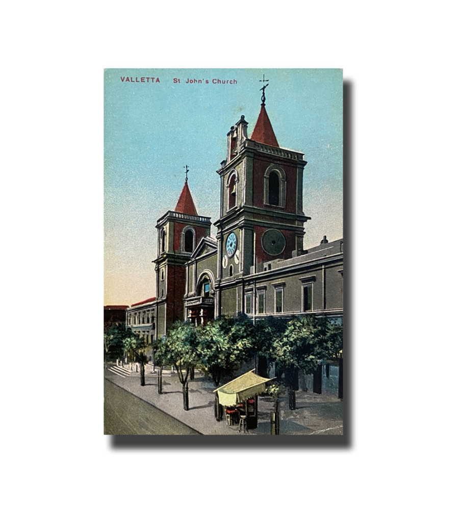 Malta Postcard - St. John's Church, New Unused