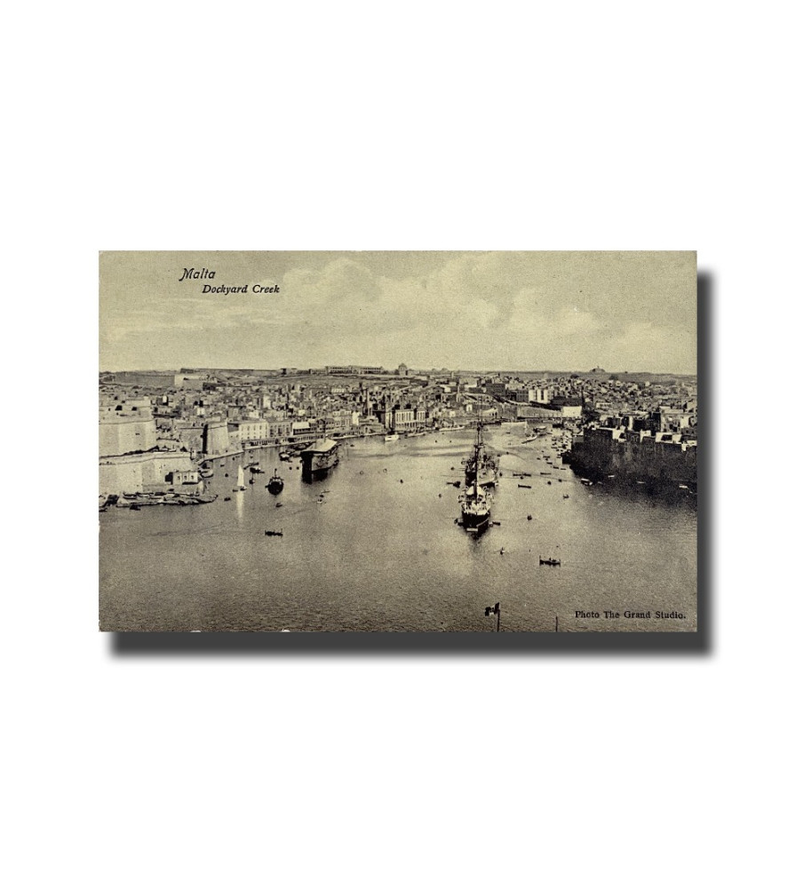 Malta Postcard - Dockyard Creek, New Unused, Printed In Saxony