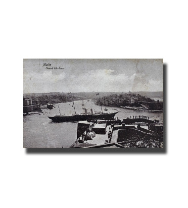 Malta Postcard - Grand Harbour , New Unused, Made In Germany