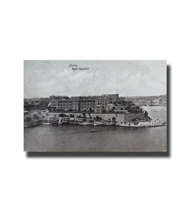 Malta Postcard - Bighi Hospital, New Unused, Made in Saxony