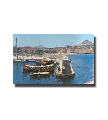 Malta Postcard - Gozo, Marsalforn Bay, Used With Stamp and Cancellation