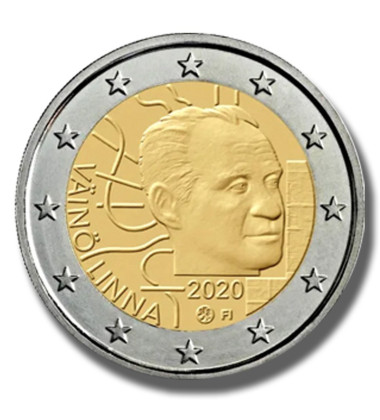 2020 Finland Vaino Linna 2 Euro Coin