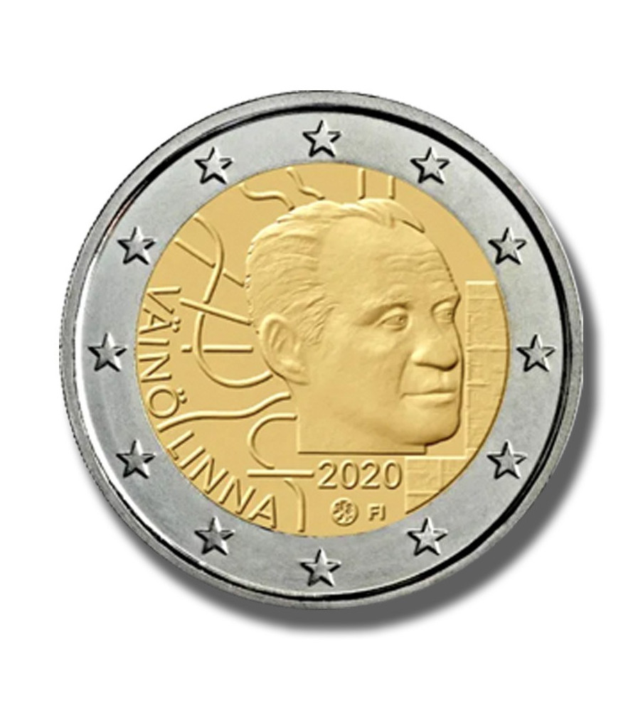 2020 Finland Vaino Linna 2 Euro Coin