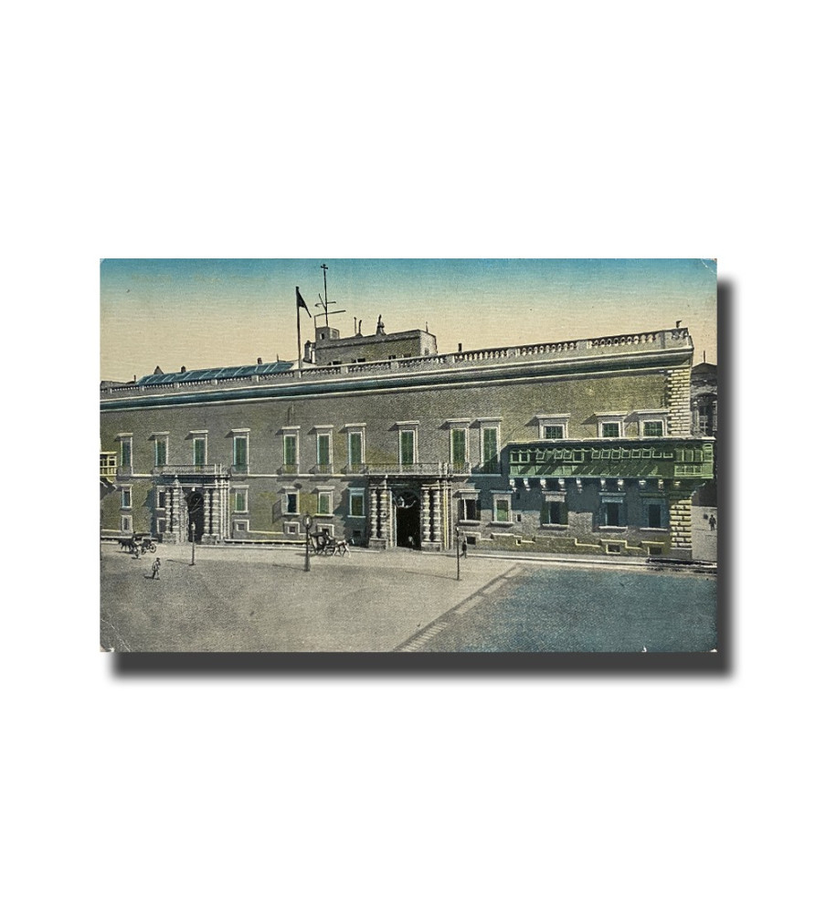 Malta Postcard - Governor's Palace, Used