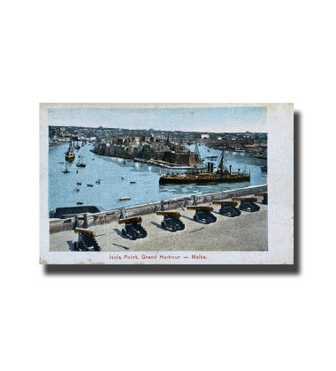 Malta Postcard - Isola Point Grand Harbour, UPU, New Unused