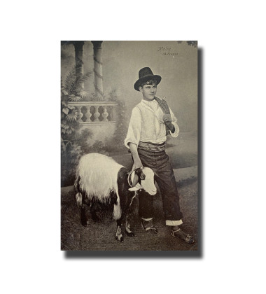 Malta Postcard - Milkman, New Unused, Printed in Saxony