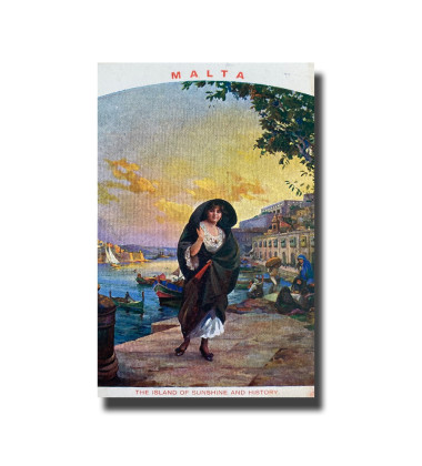 Malta Postcard - The Island Of Sunshine and History, New Unused