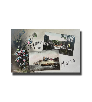 Malta Postcard - Greetings From Malta, New Unused, Made in Italy