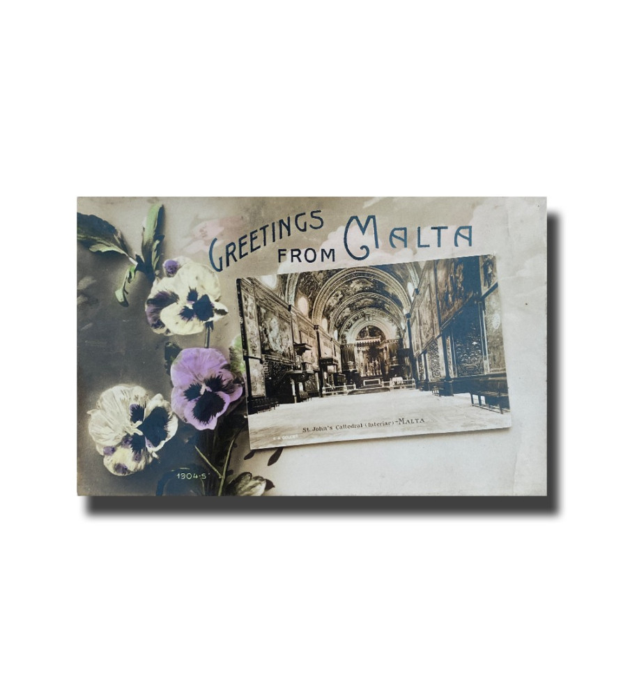 Malta Postcard - Greetings From Malta, Used, Made in Italy