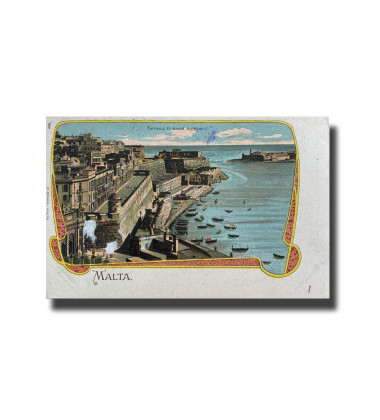 Malta Postcard - Greetings From Malta, UPU, Used With Stamp and Cancellation