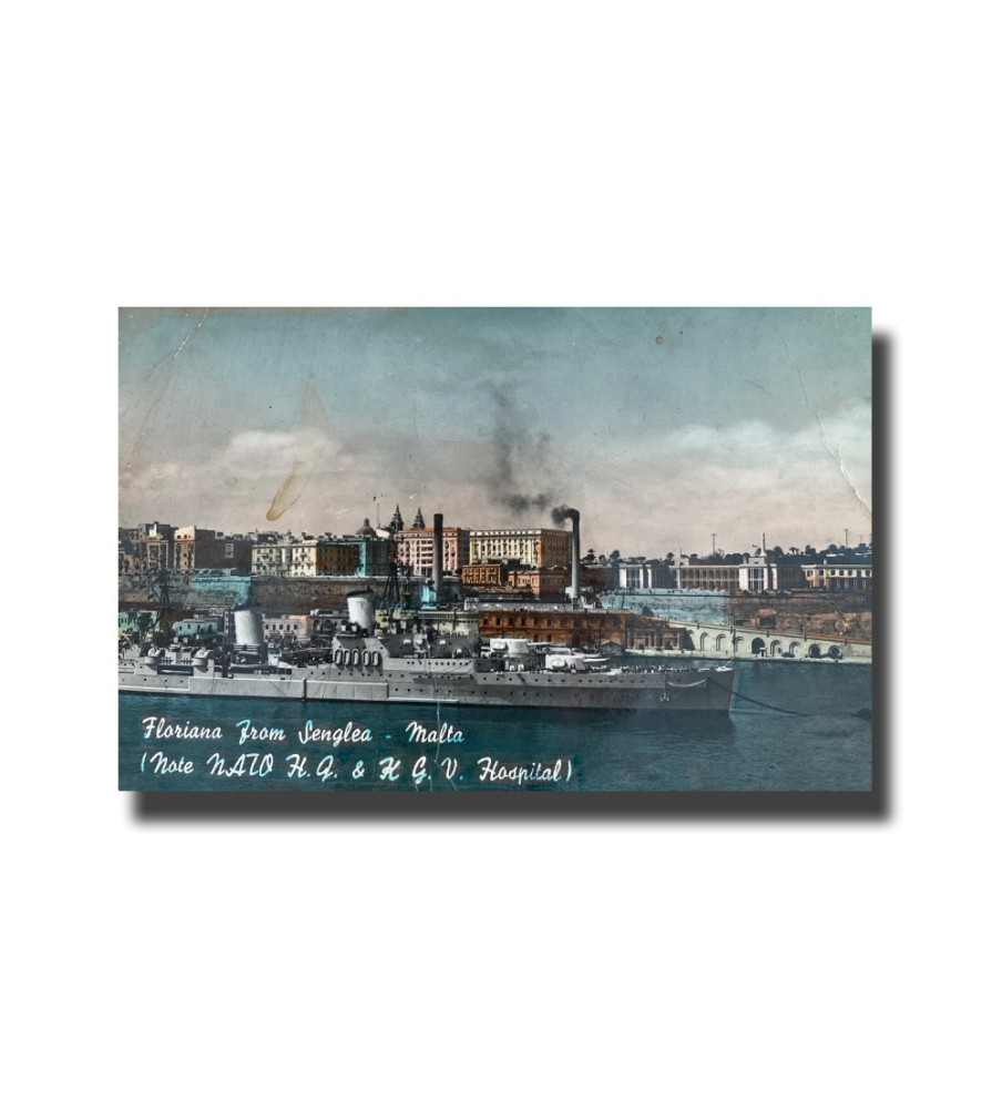 Malta Postcard - Floriana From Senglea, Used